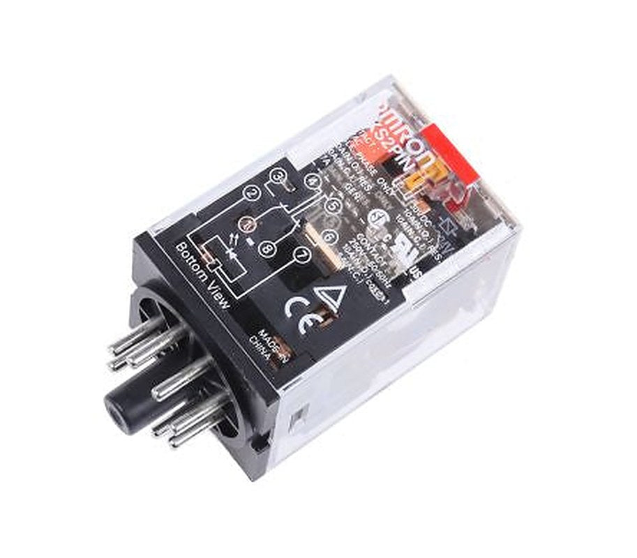 Omron Power Relay, 24V ac Coil, 10A Switching Current, DPDT