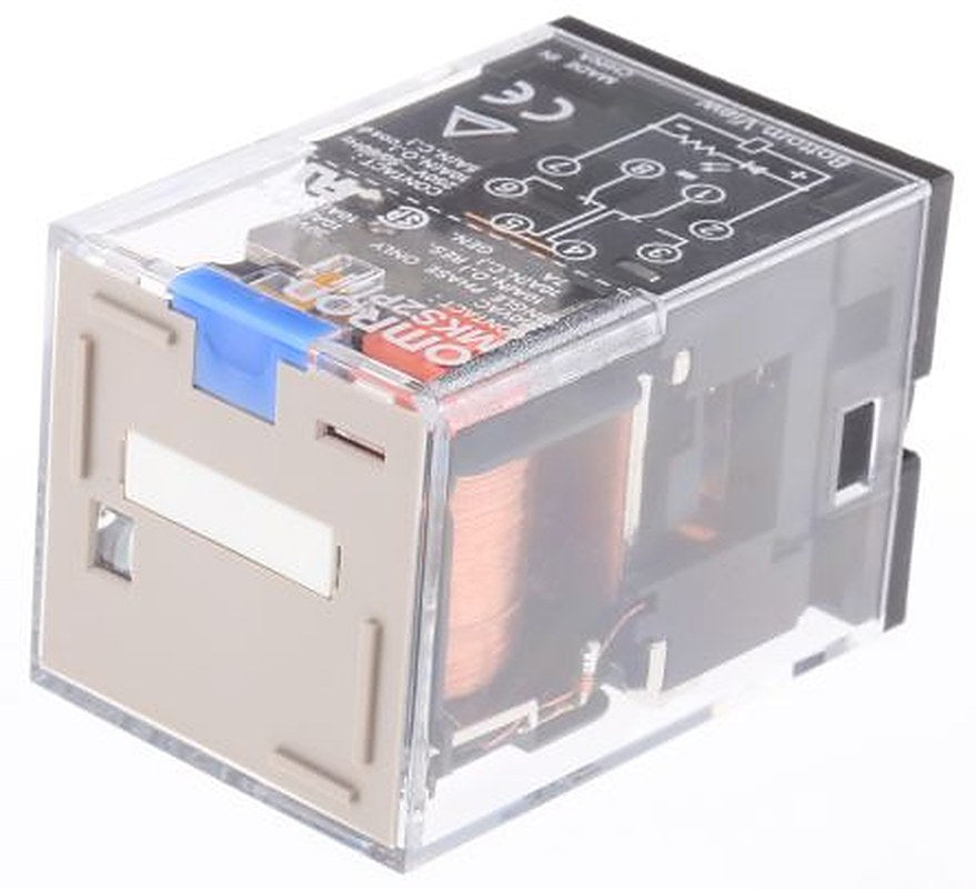 Omron Relay, 24V dc Coil, 10A Switching Current, DPDT