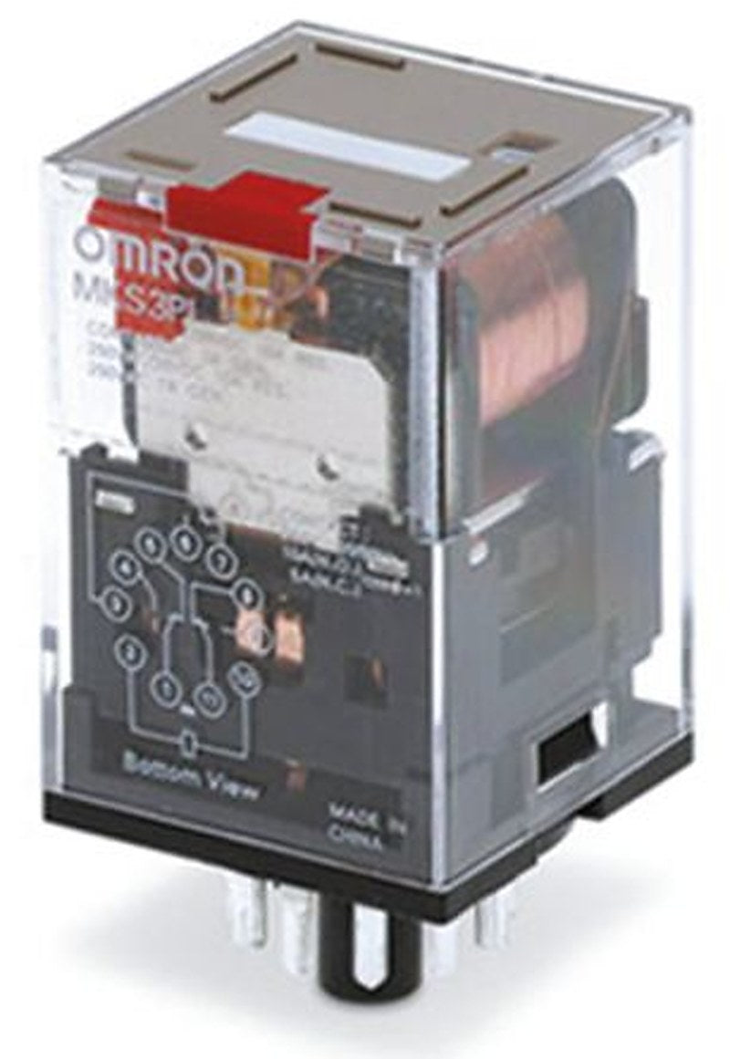 Omron Power Relay, 12V dc Coil, 10A Switching Current, 3PDT