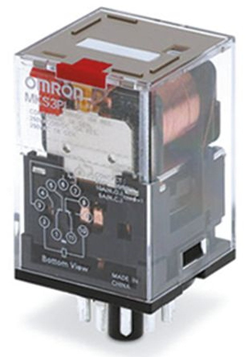 Omron Power Relay, 120V ac Coil, 10A Switching Current, 3PDT