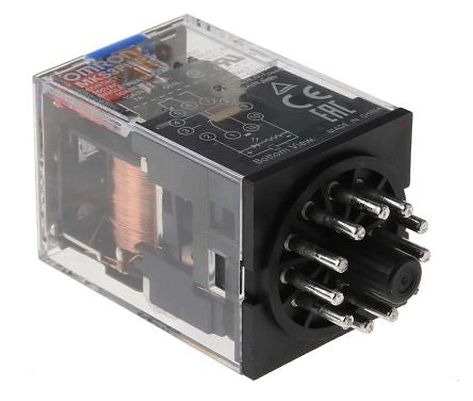 Omron Power Relay, 24V dc Coil, 10A Switching Current, 3PDT