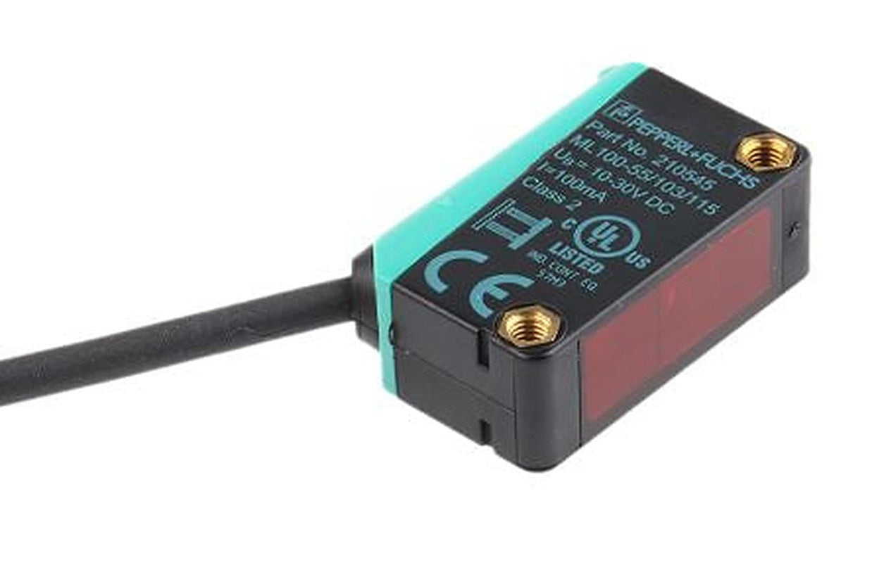 Pepperl + Fuchs Retroreflective Photoelectric Sensor, Block Sensor