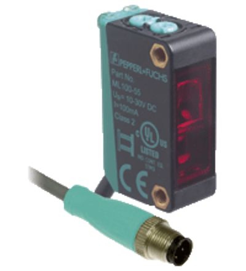 Pepperl + Fuchs Retroreflective Photoelectric Sensor, Block Sensor