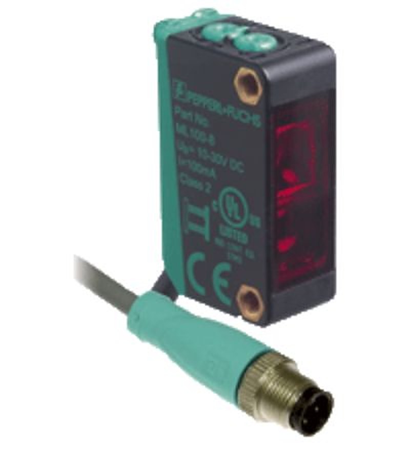 Pepperl + Fuchs Background Suppression Photoelectric Sensor, Block Sensor