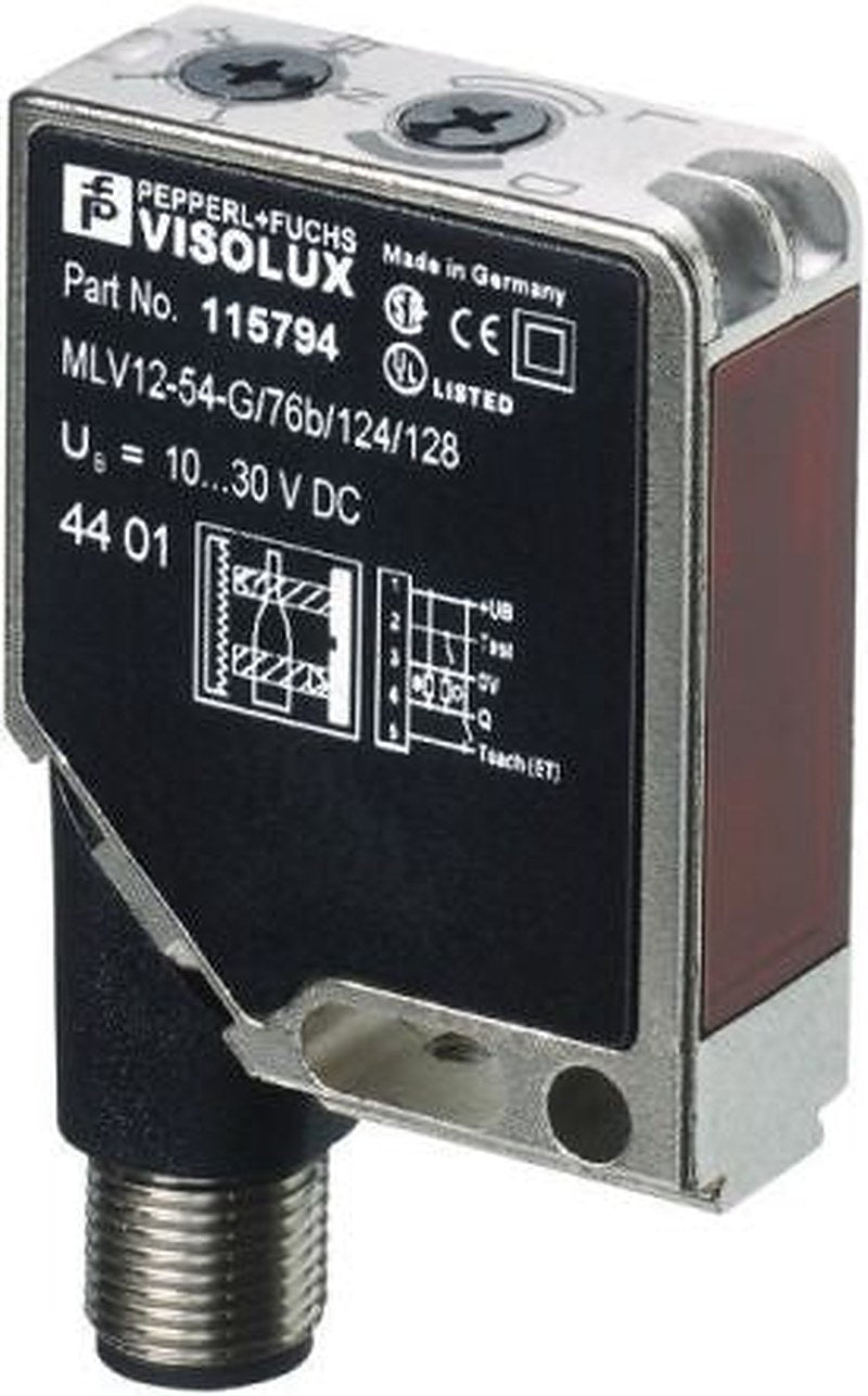 Pepperl + Fuchs Retroreflective Photoelectric Sensor, Block Sensor