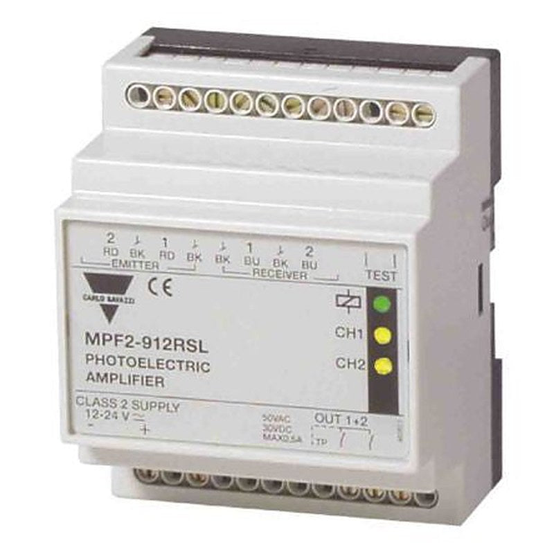 Carlo Gavazzi Through Beam Photoelectric Sensor Amplifier, Barrel Sensor