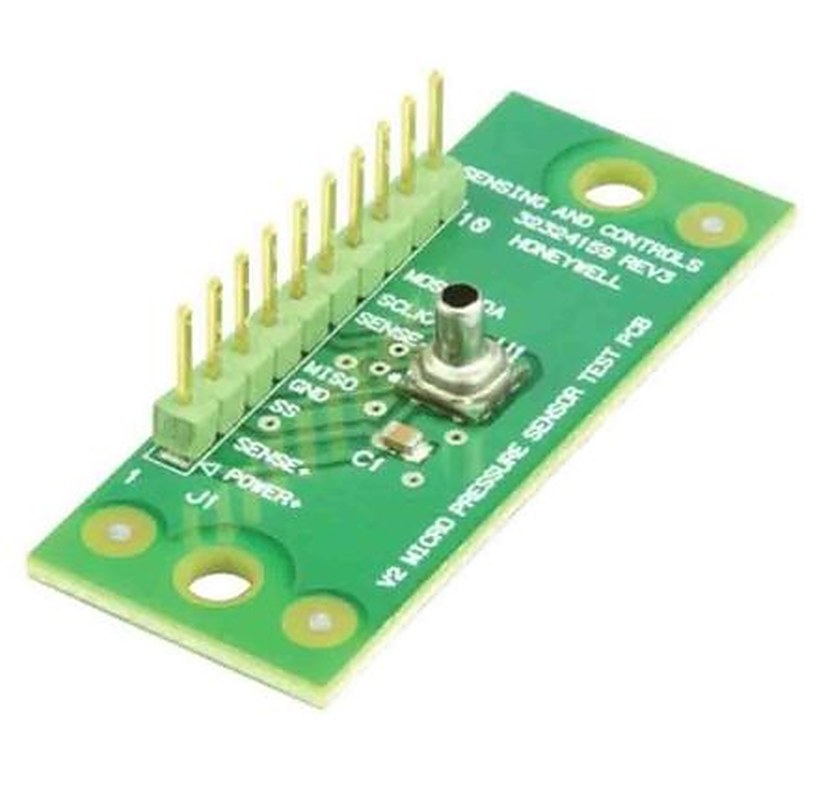 Honeywell MPR Series Sensor Mounted on a Breakout Board Breakout Board