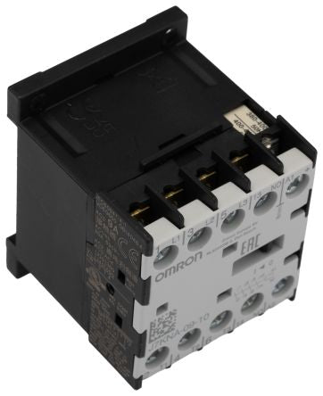 Omron J7KNA Contactor, 400V Coil, 3-Pole, 12 A, 9 kW, 1 NO