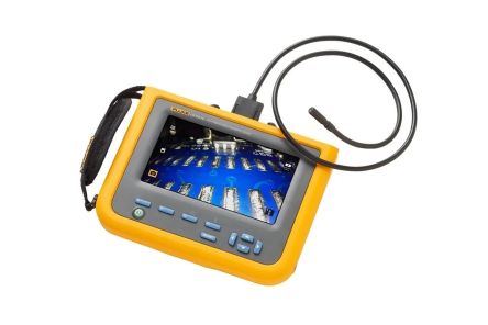 Fluke FLK-DS703 FC 8.5 mm probe Videoscope, 1.2 m Probe Length, 1280 x 720 pixel Resolution, LED Illumination, Elastomer