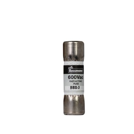Eaton 3A F Fibreglass Cartridge Fuse, 10 x 35 mm