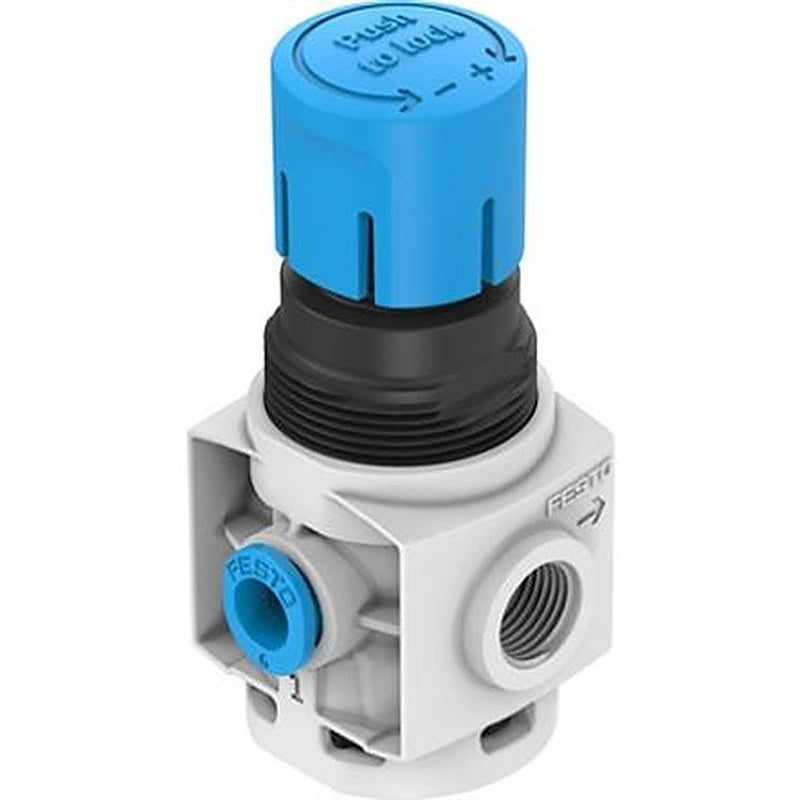 Festo QS-6 Regulator - 8 bar, MS2-LR-QS6-D6-A8-F1A-B, 1/8 in G MS2