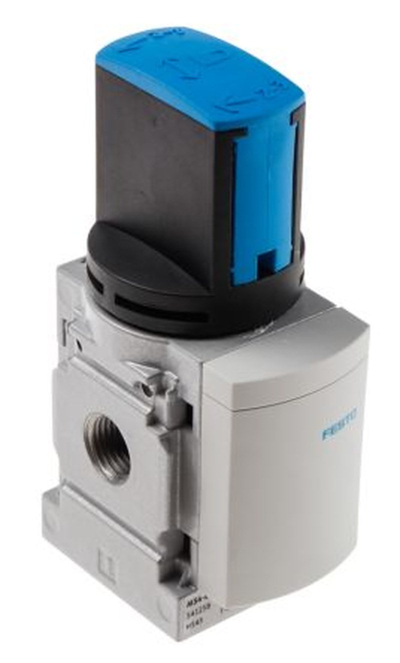 Festo Rotary Knob Pneumatic Manual Control Valve MS Series, ISO 1179-1, ISO 228-1 G 1/4, 541258