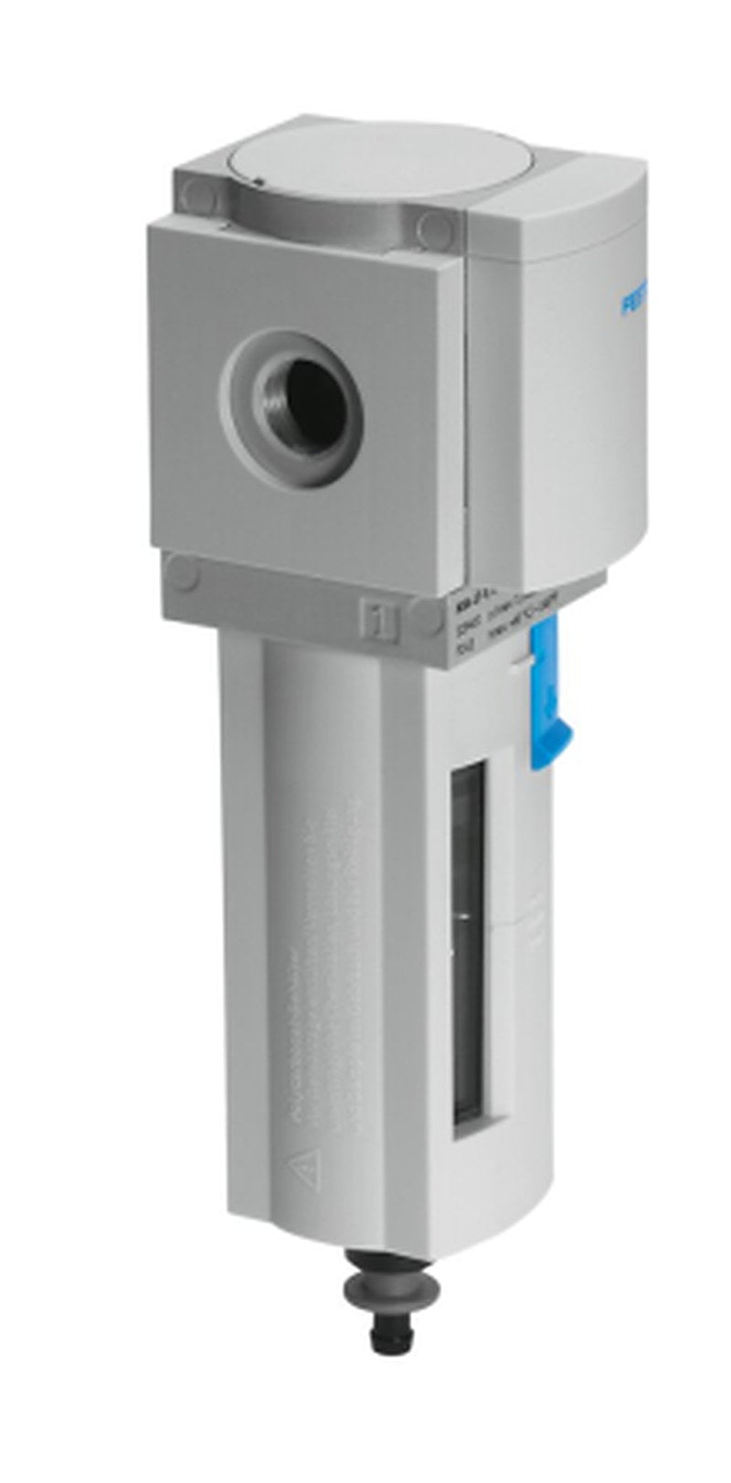 Festo MS series 5 μm 1/4 in G 14 bar Pneumatic Filter 1300L/min max with Manual drain
