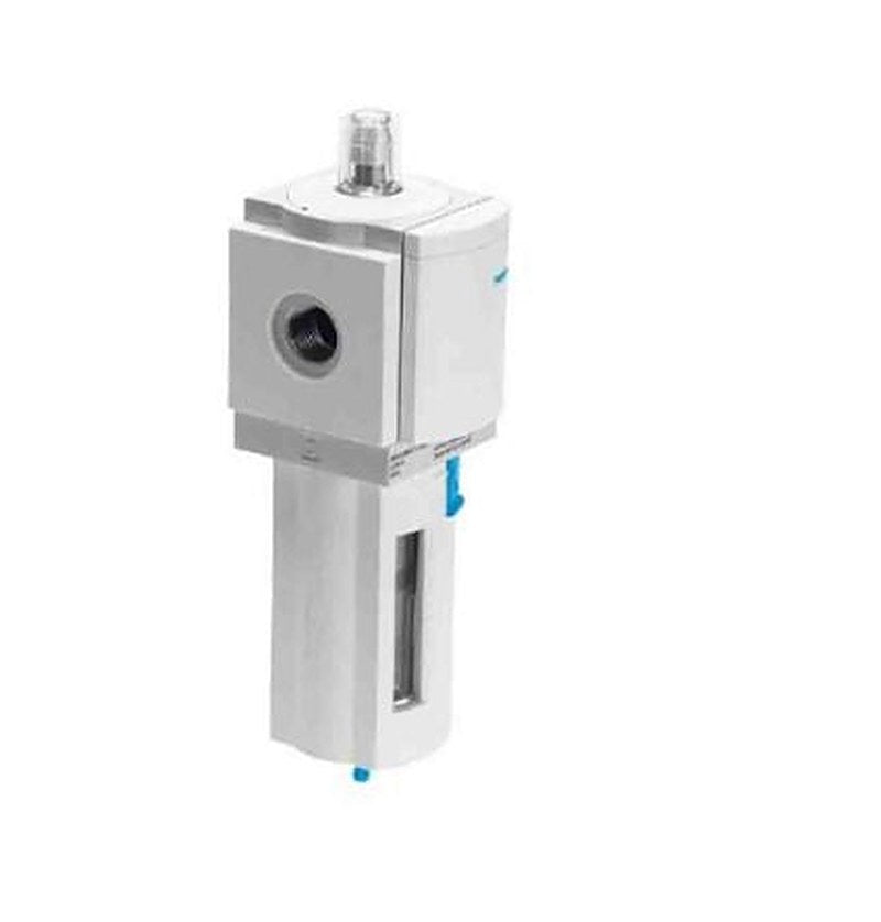 Festo MS series 0.01 μm 1/4 in G 12 bar Pneumatic Filter 360 L/min max with Automatic drain