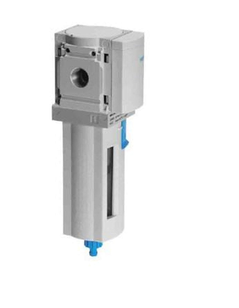 Festo MS series 1 μm 1/4 in G 14 bar Pneumatic Filter 360 L/min max with Manual drain
