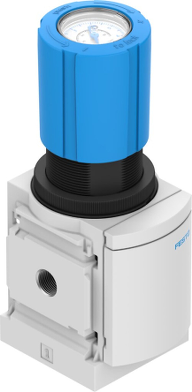 Festo 1/4 in G Regulator - 14 bar, MS4-LR-1/4-D7-VS-DM1 800L/min, G MS