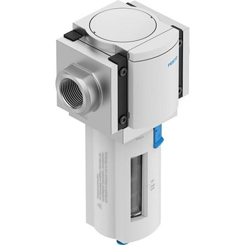 Festo MS series 40 μm G3/4 in 12 bar Air Filter 4100L/min max with Automatic drain