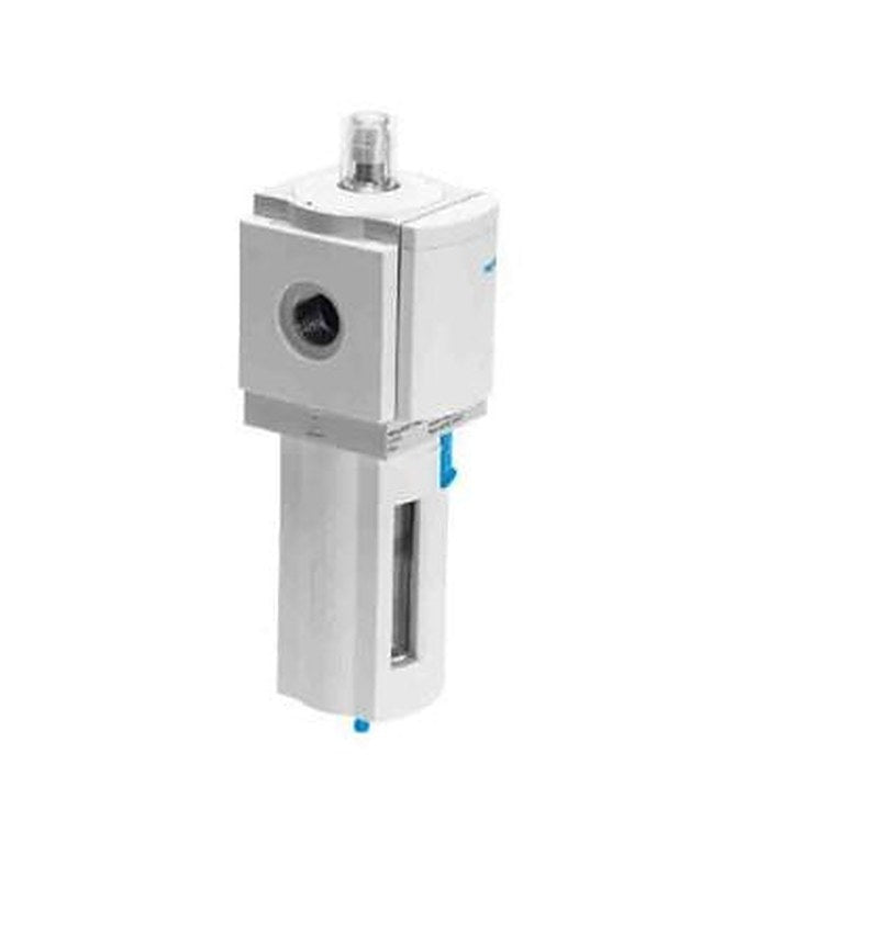 Festo MS series 1 μm 1/2 in G 12 bar Pneumatic Filter 950 L/min max with Automatic drain