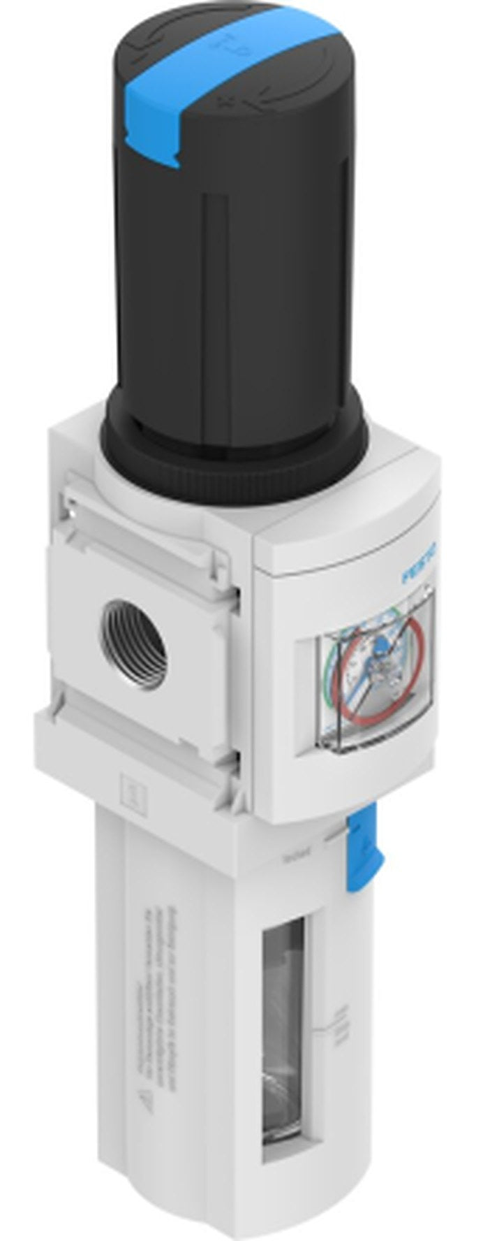 Festo MS Filter Regulator, 40 μm, 1/2 in G, Manual, 20 bar, MS6-LFR-1/2-D7-E-R-M-RG-AS