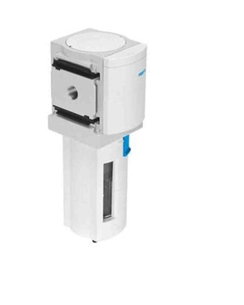Festo MS series 1/4 in G 20 bar Pneumatic Filter 900 L/min max with Manual drain