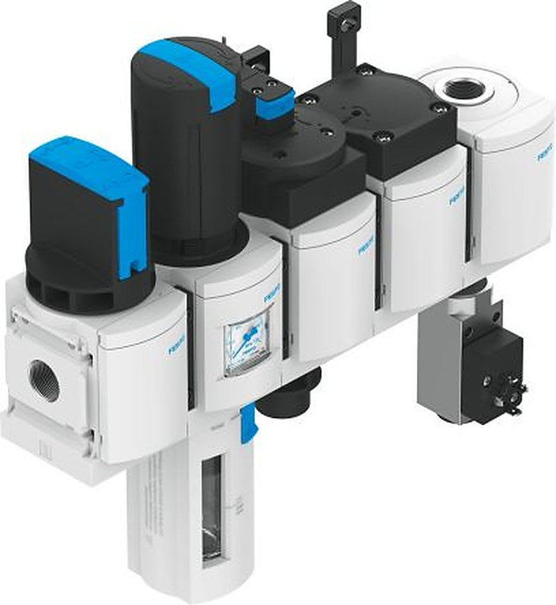 Festo G 1/4 Filter Regulator, 40 μm, 1/4 in G, Automatic, 12 bar, 542299