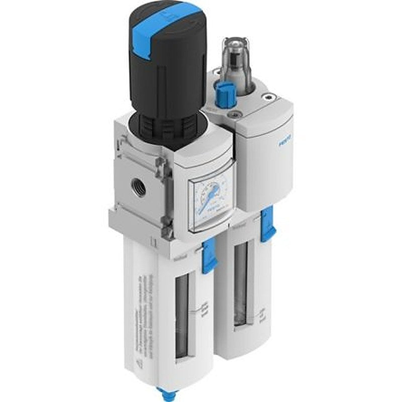 Festo G1/8 in Combination Unit, Manual Drain, 40 μm Filtration Size Integrated Pressure Gauge, 8233016