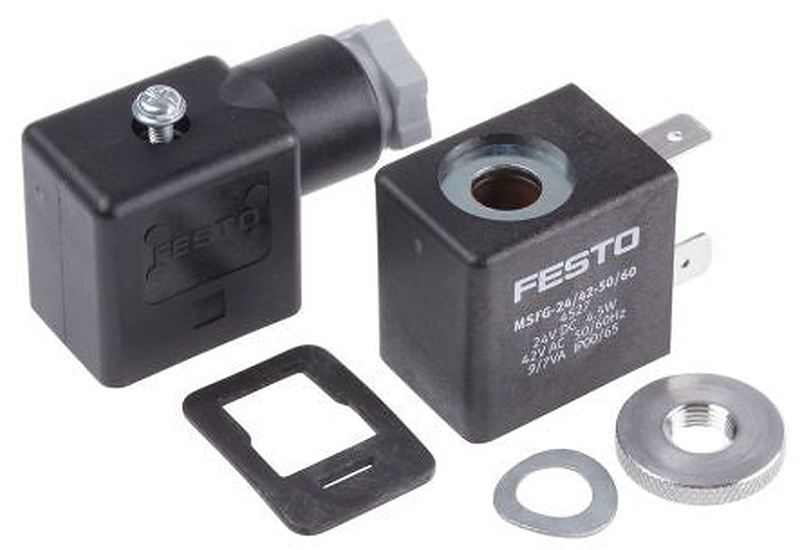 Festo Series MSF 42 V ac, 24V dc Solenoid Coil Solenoid Valve Coil