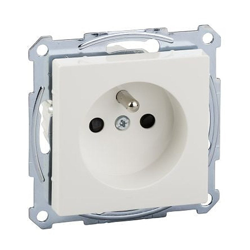 Schneider Electric Polar White, 1 Gang, System M