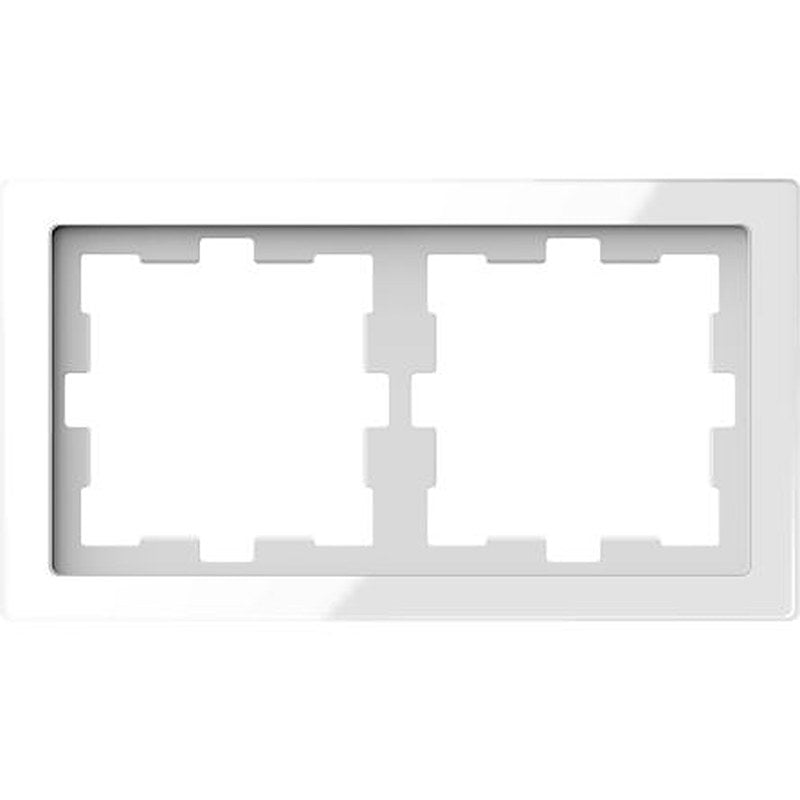 Schneider Electric White 2 Gang Frame