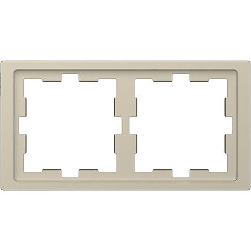 Schneider Electric Brown 2 Gang Frame