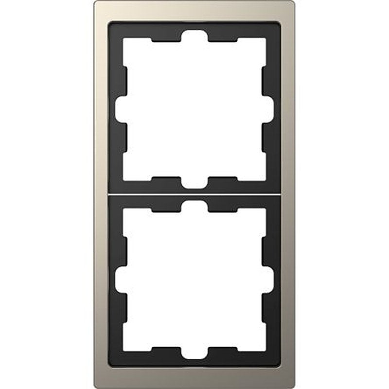 Schneider Electric Nickel 2 Gang Light Switch Cover
