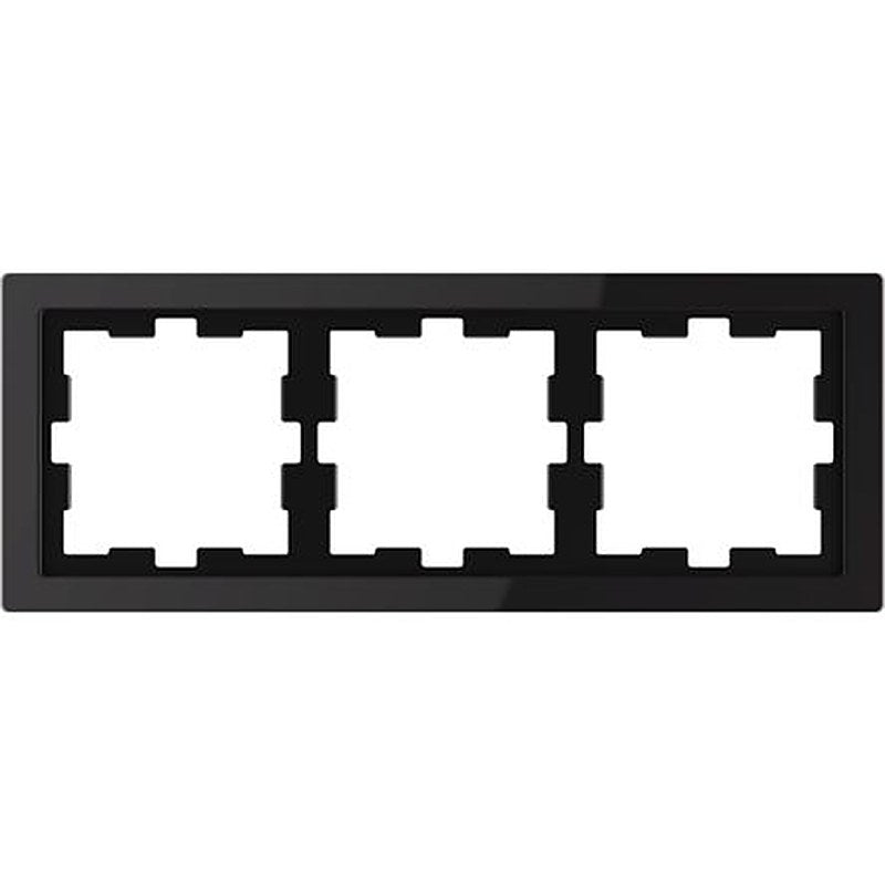 Schneider Electric Black 3 Gang Frame