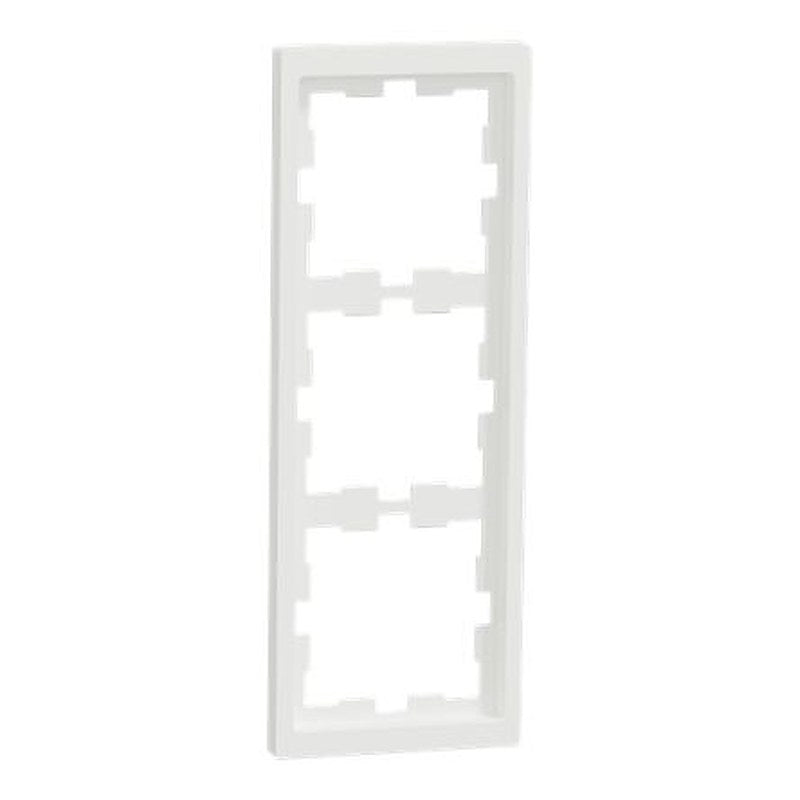 Schneider Electric White 3 Gang Frame