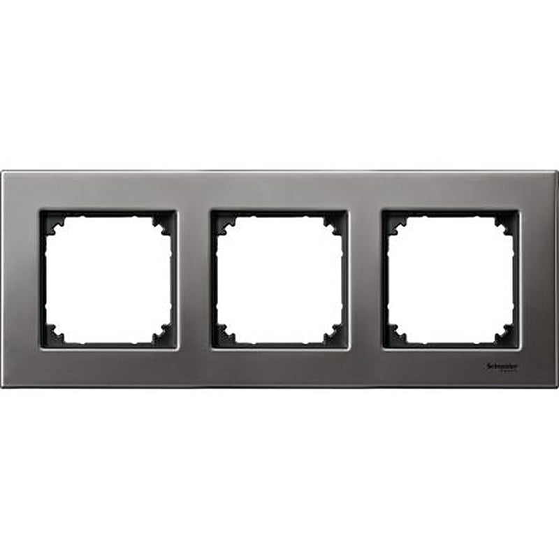 Schneider Electric Grey 3 Gang Light Switch Cover