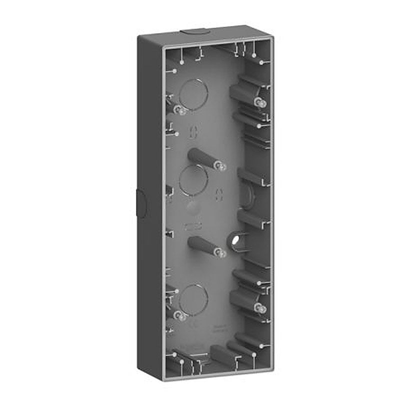 Schneider Electric D-Life Grey ABS Back Box Mounting Frame, Surface Mount, 3 Gangs