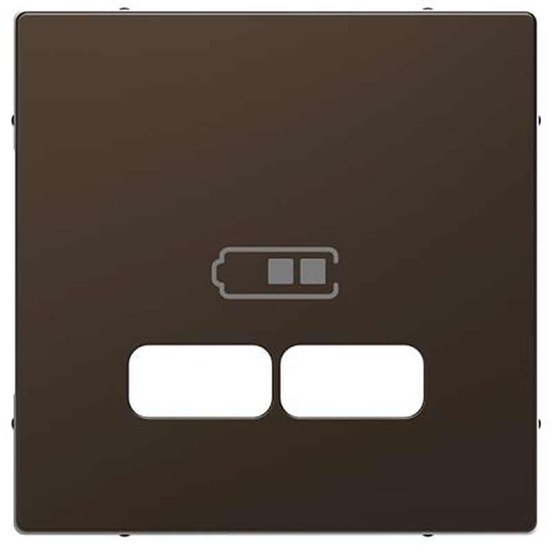 Schneider Electric Brown 2 Gang Cover Plate