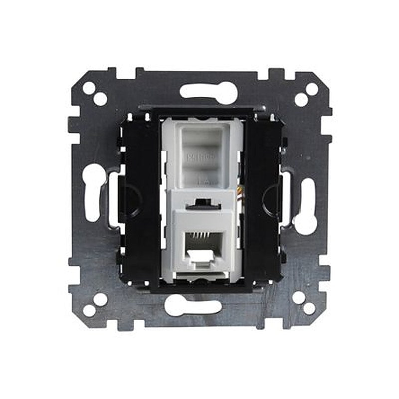 Schneider Electric Black Telephone Socket