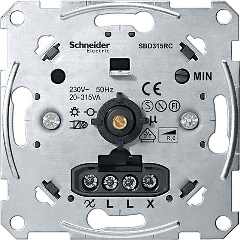 Schneider Electric 2 Way 1 Gang Dimmer Switch, 230V, 315 W