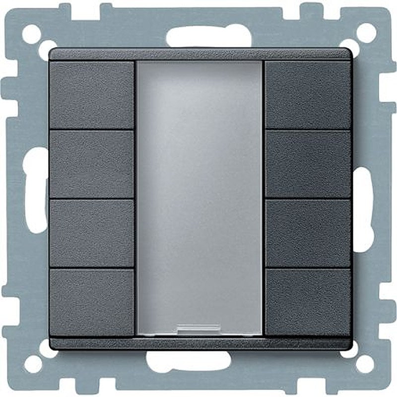 Schneider Electric Black Push Button, 4 Gang, KNX