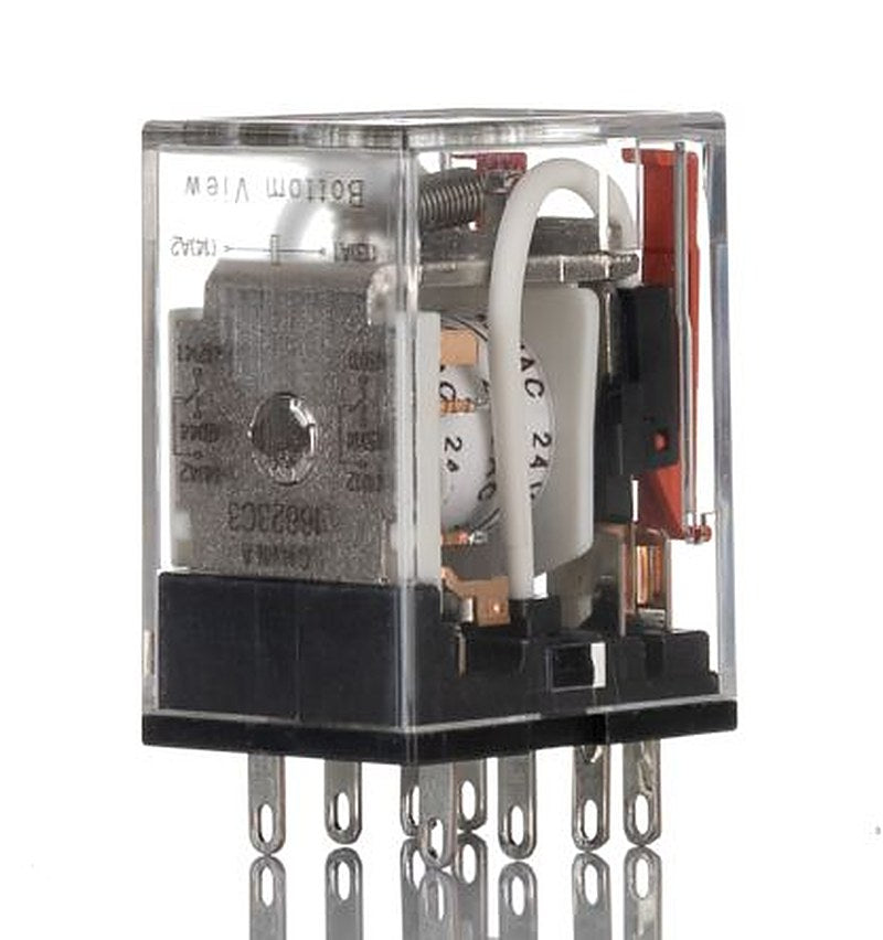 Omron Power Relay, 24V ac Coil, 10A Switching Current, DPDT