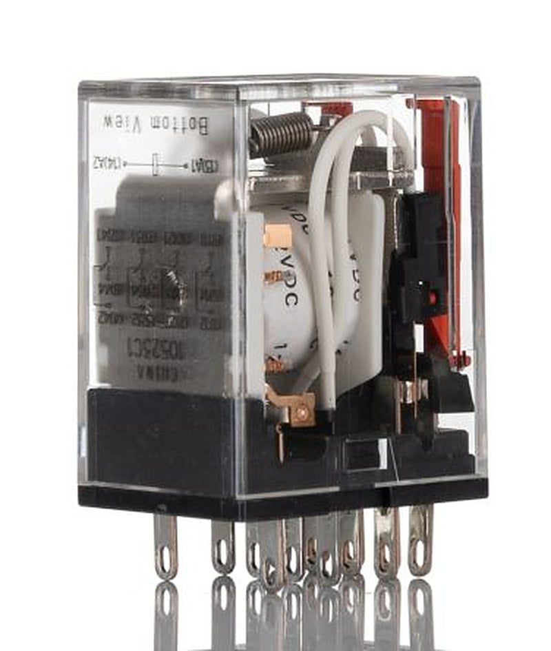 Omron Power Relay, 12V dc Coil, 6A Switching Current, 4PDT