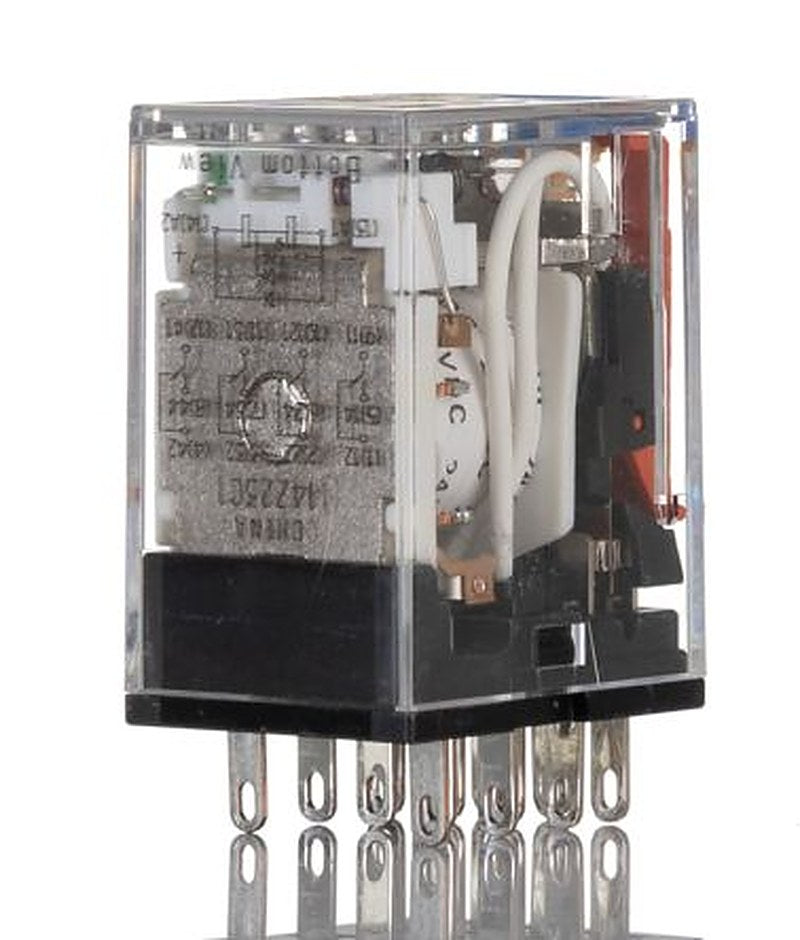 Omron Power Relay, 24V dc Coil, 6A Switching Current, 4PDT