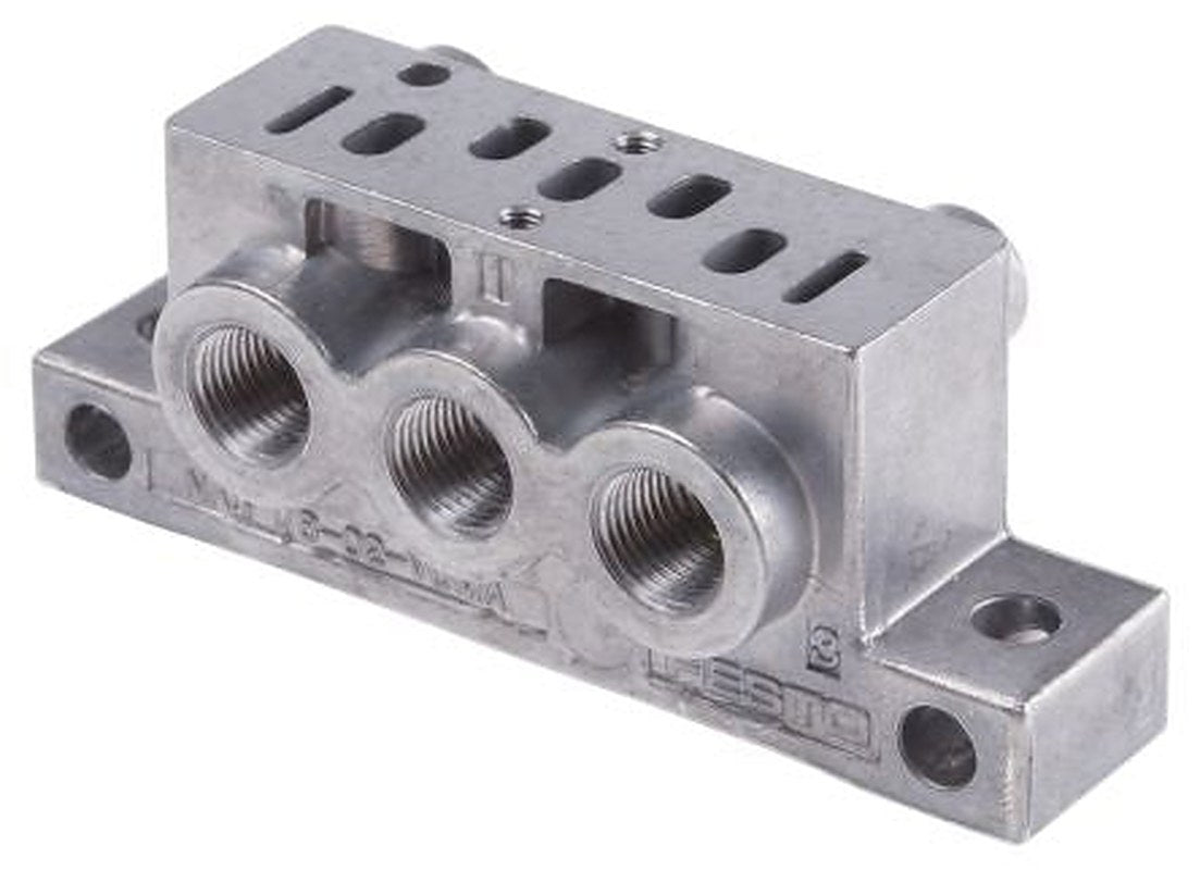Festo NAS series 5 station G, Metric Sub-Base for use with VSVA Solenoid Valves, 161115