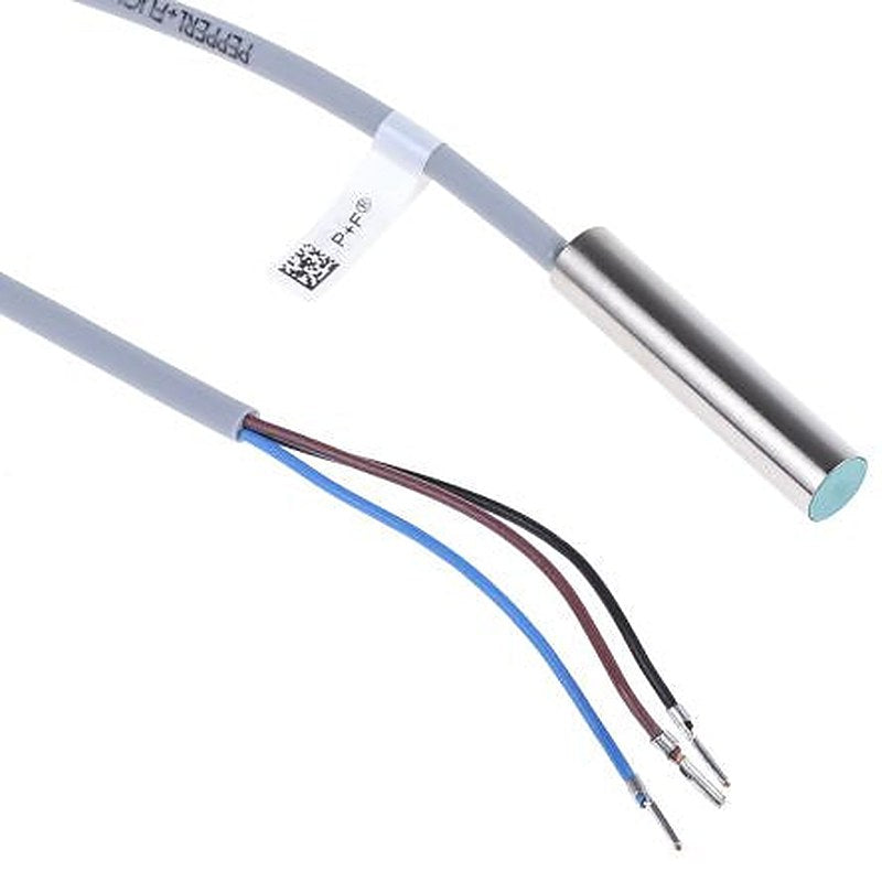 Pepperl + Fuchs NBB2-6,5M30-E2 Barrel Inductive Proximity Sensor, 6.5 mm PNP NBB 3V 2 mm 30 V dc 100mA