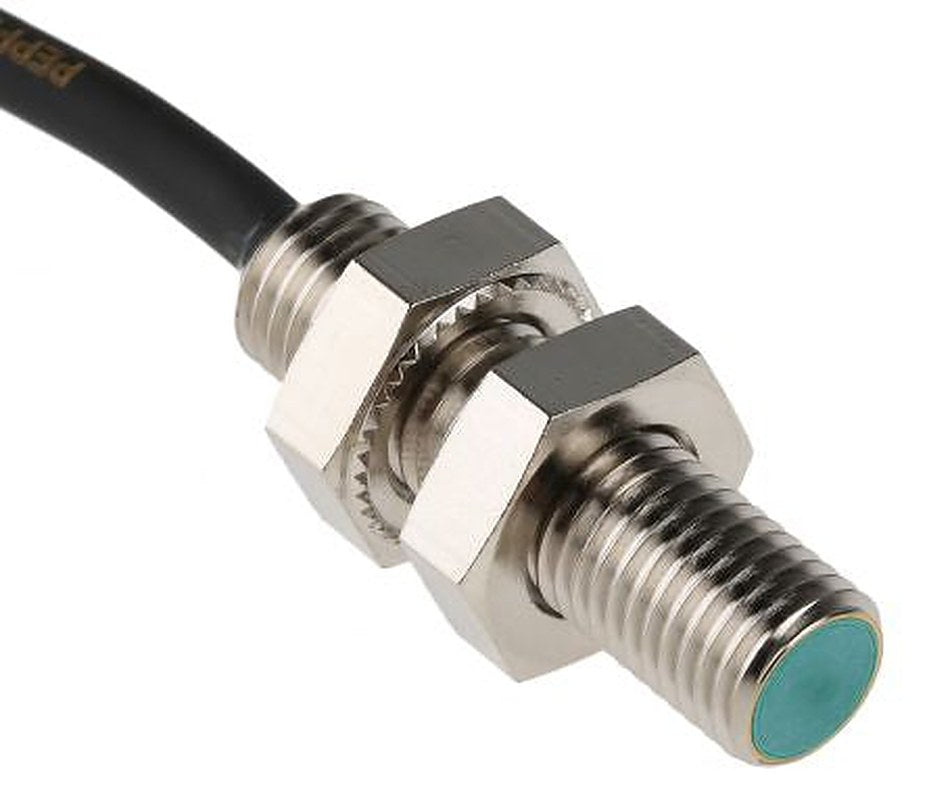 Pepperl + Fuchs NBB2-8GM30-E2 Threaded Barrel Inductive Proximity Sensor, M8 x 1 PNP 3V 2 mm 30 V dc 100mA