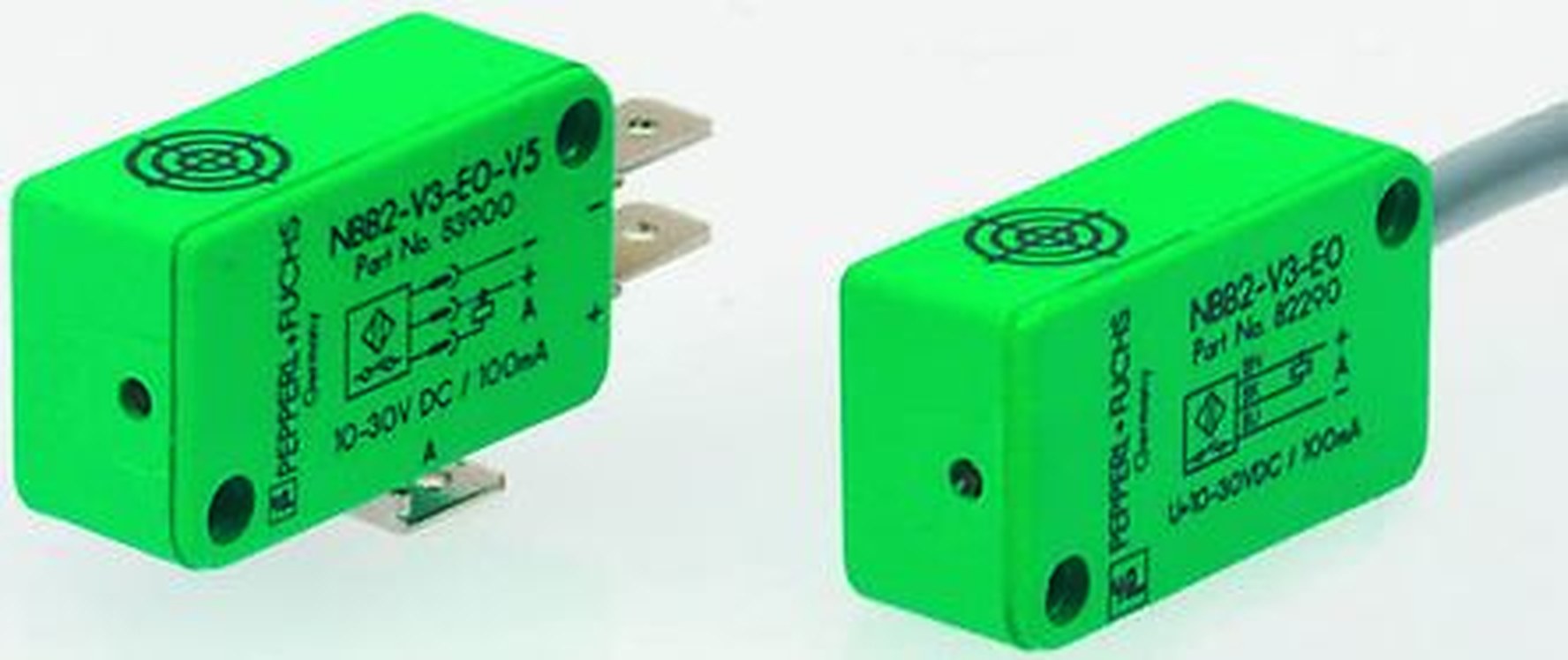 Pepperl + Fuchs NBB2-V3-E2-V5 Block Inductive Proximity Sensor PNP NBB2-V3-E2-V5 3V 2 mm 30 V dc 100mA