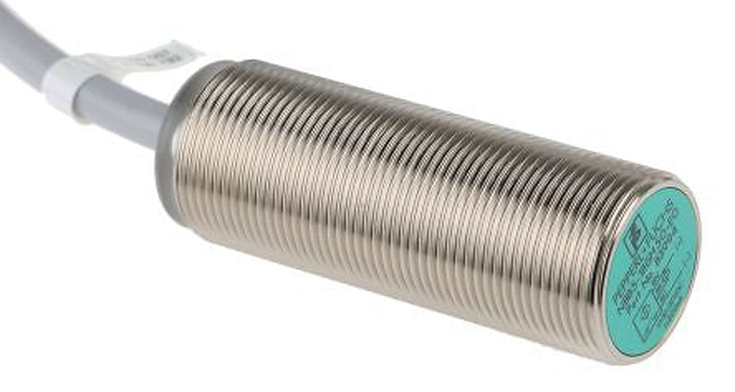 Pepperl + Fuchs NBB5-18GM50-E0 Threaded Barrel Inductive Proximity Sensor, M18 x 1 NPN 3V 5 mm 36 V dc 200mA