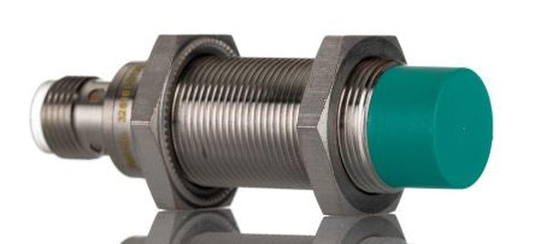 Pepperl + Fuchs NBN8-18GM50-E2-V1 Threaded Barrel Inductive Proximity Sensor, M18 PNP 36V 8 mm 36 V dc 200mA