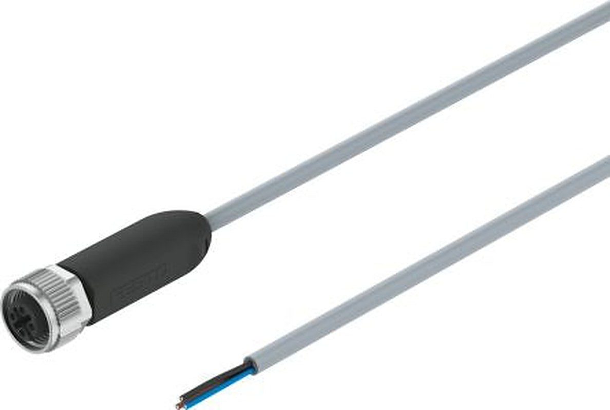 Festo Male 5 way M12, Straight to 3 way Unterminated Actuator/Sensor Cable, 1 m