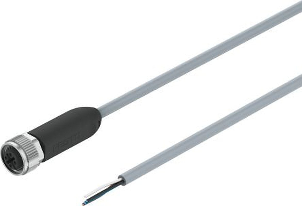 Festo Male 5 way M12, Straight to 4 way Unterminated Actuator/Sensor Cable, 5 m